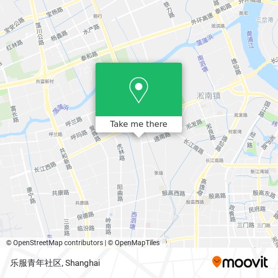 乐服青年社区 map