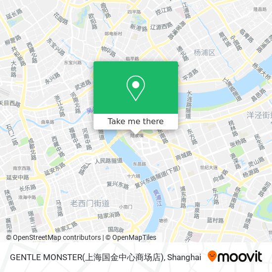 GENTLE MONSTER(上海国金中心商场店) map