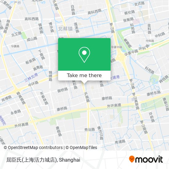 屈臣氏(上海活力城店) map