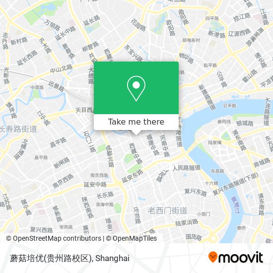 蘑菇培优(贵州路校区) map