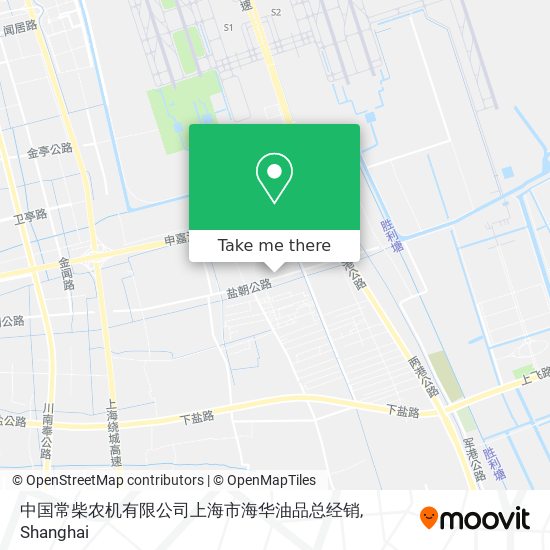 中国常柴农机有限公司上海市海华油品总经销 map