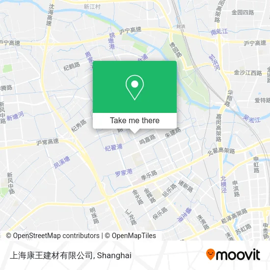 上海康王建材有限公司 map