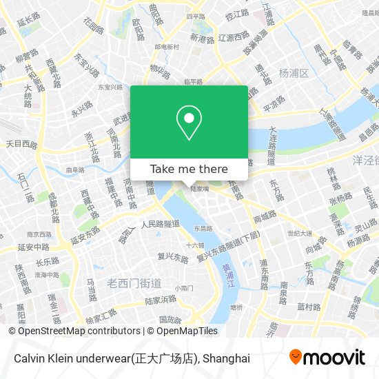 Calvin Klein underwear(正大广场店) map