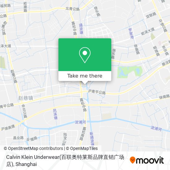 Calvin Klein Underwear(百联奥特莱斯品牌直销广场店) map