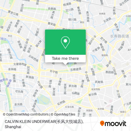 CALVIN KLEIN UNDERWEAR(长风大悦城店) map