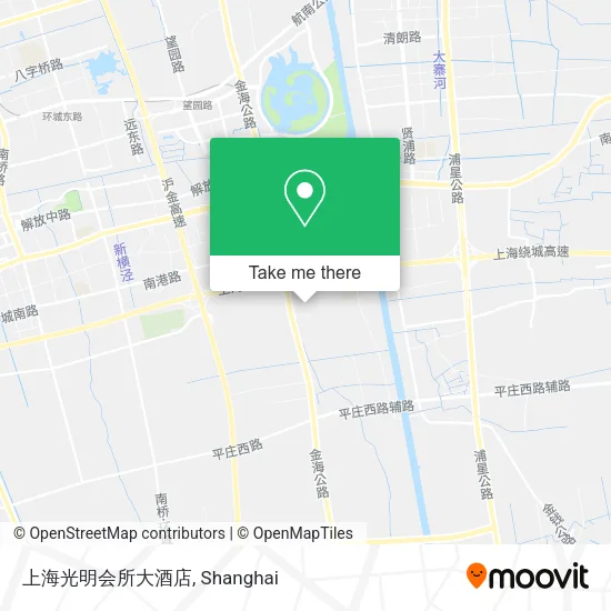 上海光明会所大酒店 map