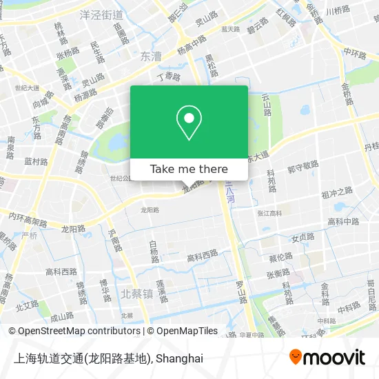 上海轨道交通(龙阳路基地) map