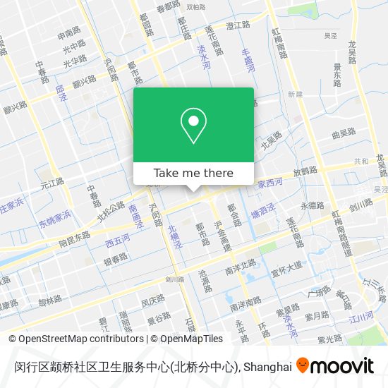闵行区颛桥社区卫生服务中心(北桥分中心) map