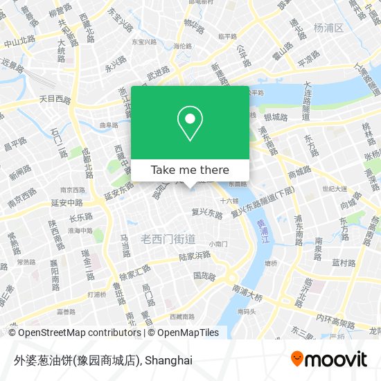 外婆葱油饼(豫园商城店) map