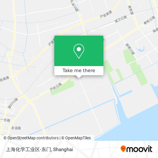 上海化学工业区-东门 map