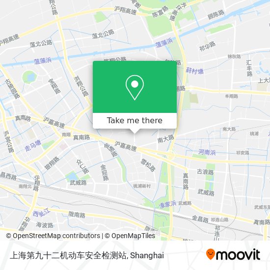 上海第九十二机动车安全检测站 map