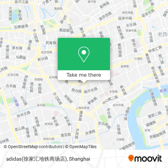 adidas(徐家汇地铁商场店) map