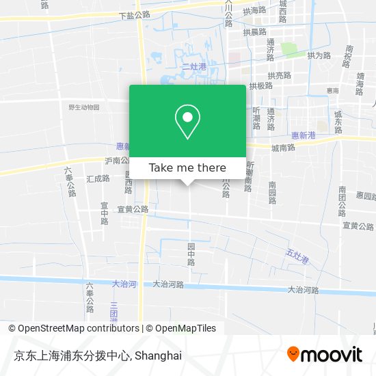 京东上海浦东分拨中心 map