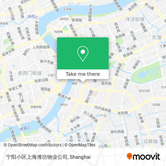 宁阳小区上海潍坊物业公司 map