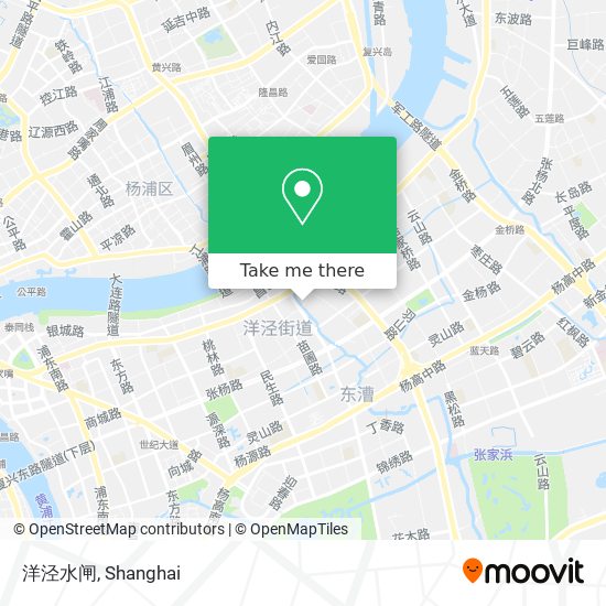 洋泾水闸 map