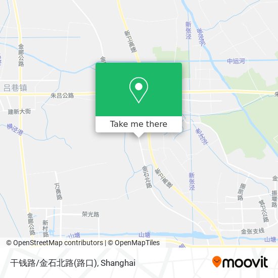 干钱路/金石北路(路口) map