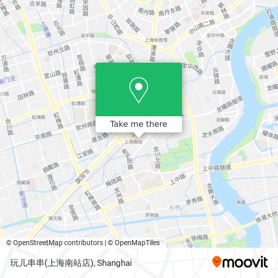 玩儿串串(上海南站店) map