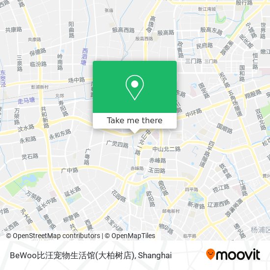 BeWoo比汪宠物生活馆(大柏树店) map
