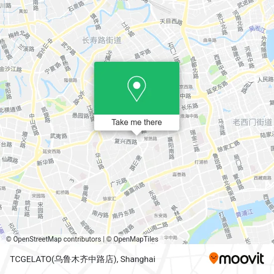 TCGELATO(乌鲁木齐中路店) map