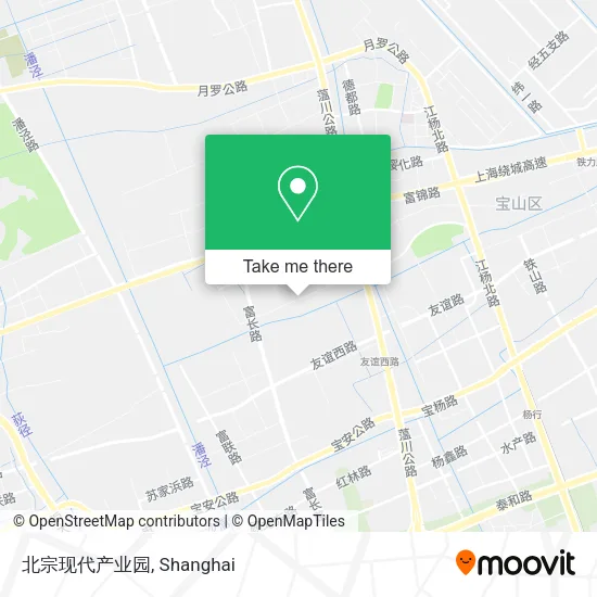 北宗现代产业园 map