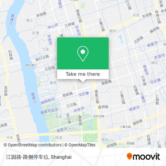 江园路-路侧停车位 map