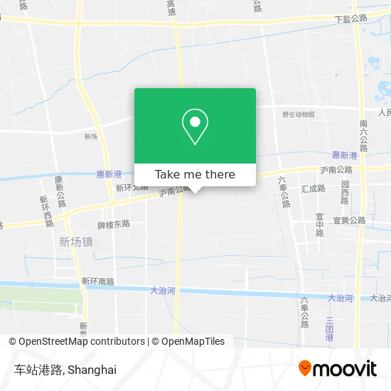 车站港路 map