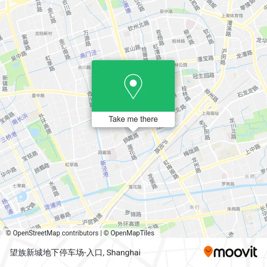 望族新城地下停车场-入口 map