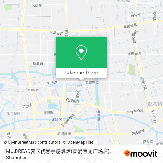 MU.BREAD麦卡优娜手感烘焙(青浦宝龙广场店) map