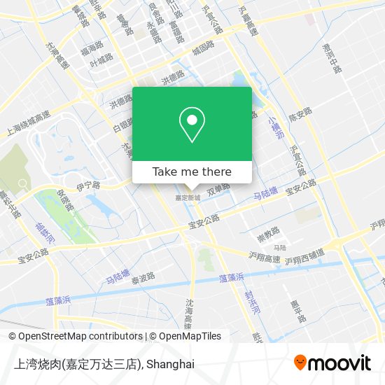 上湾烧肉(嘉定万达三店) map