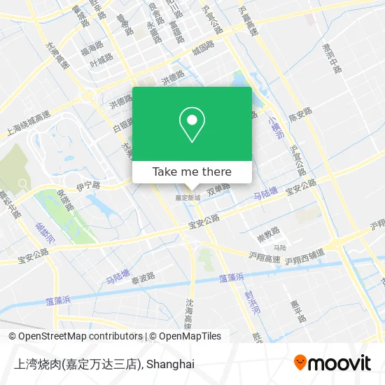 上湾烧肉(嘉定万达三店) map