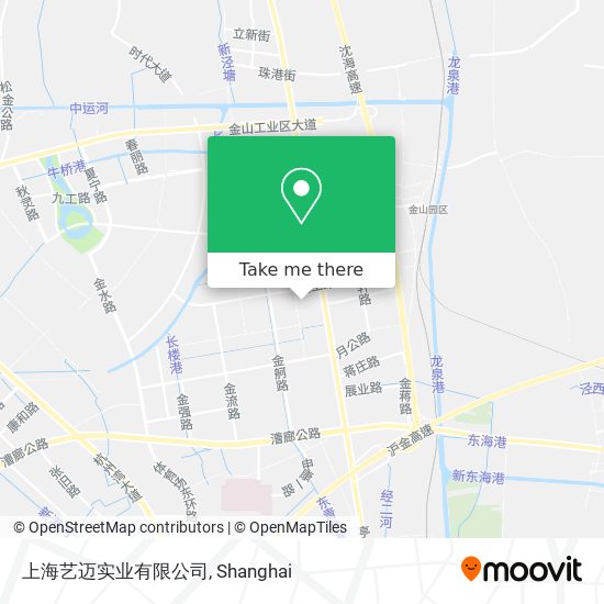 上海艺迈实业有限公司 map