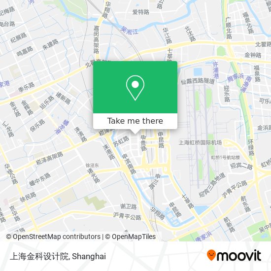 上海金科设计院 map