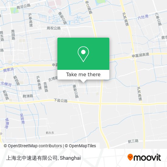 上海北中速递有限公司 map
