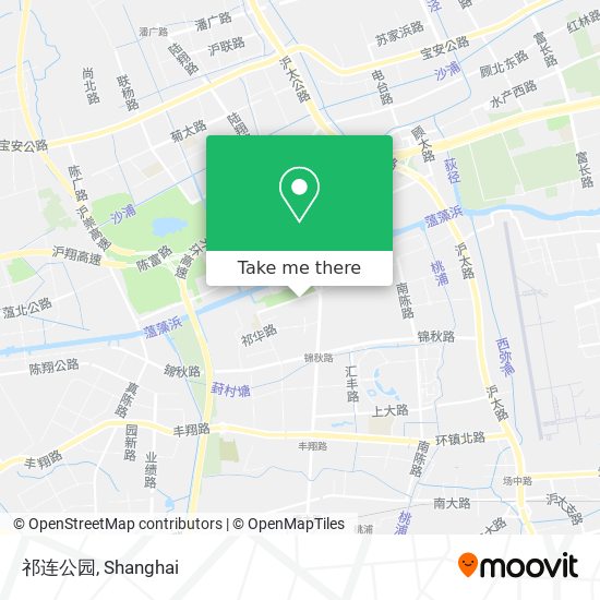 祁连公园 map