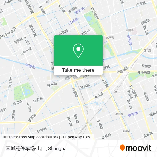 莘城苑停车场-出口 map