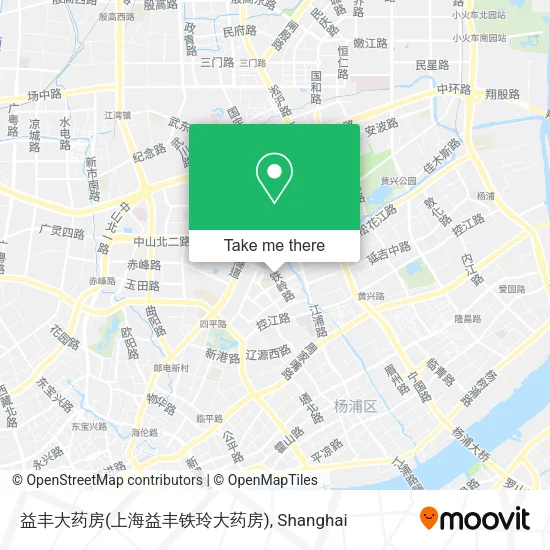 益丰大药房(上海益丰铁玲大药房) map