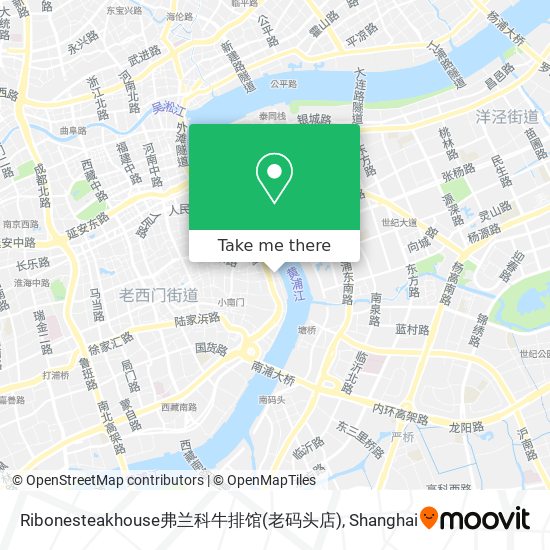 Ribonesteakhouse弗兰科牛排馆(老码头店) map
