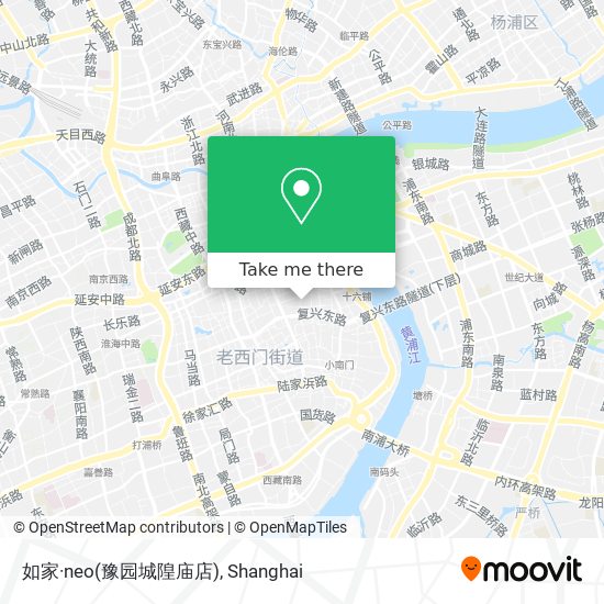 如家·neo(豫园城隍庙店) map