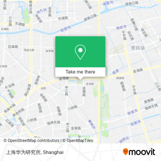 上海华为研究所 map