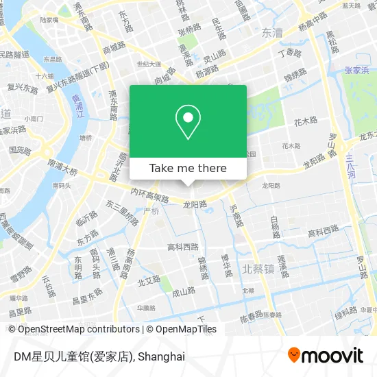 DM星贝儿童馆(爱家店) map