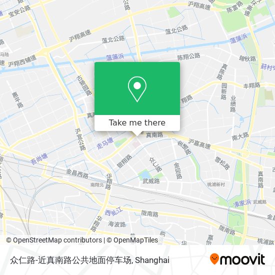 众仁路-近真南路公共地面停车场 map