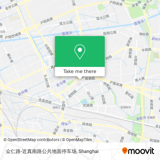 众仁路-近真南路公共地面停车场 map