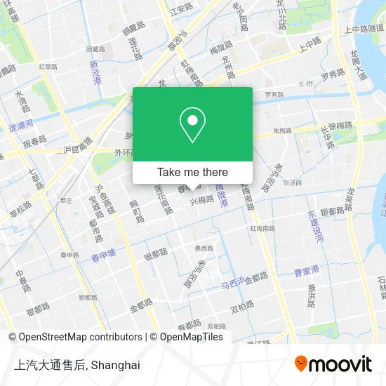 上汽大通售后 map