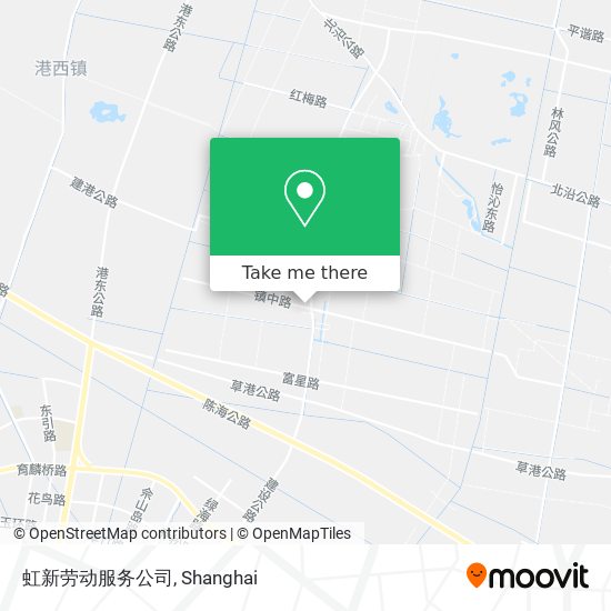 虹新劳动服务公司 map