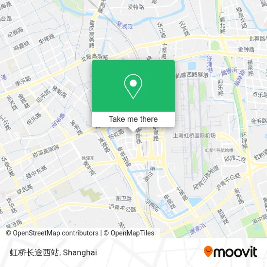 虹桥长途西站 map