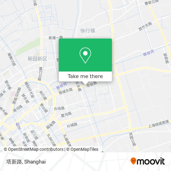 塔新路 map