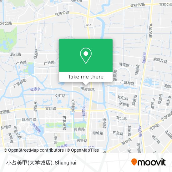 小占美甲(大学城店) map