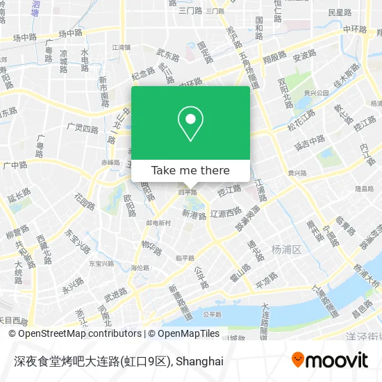 深夜食堂烤吧大连路(虹口9区) map