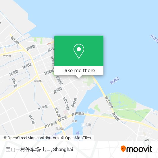 宝山一村停车场-出口 map