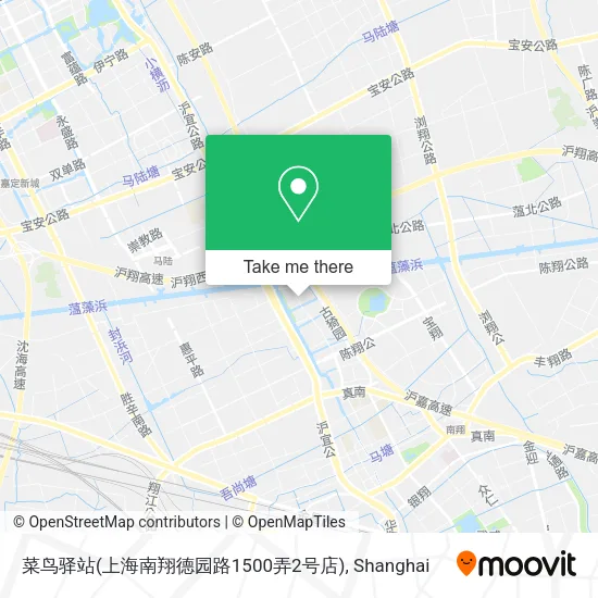 菜鸟驿站(上海南翔德园路1500弄2号店) map
